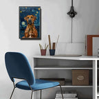 Metal Sign Vintage Tin Sign Rhodesian Ridgeback Starry Night Ridgeback Majestic Ridgeback in A Night Sky for Home Safari and Seasonal Displays Waterproof Aluminum 12×16 Inches with Metal Frame - Image 5