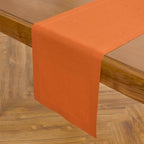 Solino Home 100% Pure Linen Table Runner Orange, Fete 14 x 144 in - Image 3