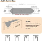 Loom and Mill Elegant Damask Table Runner 13x90 inch, Champagne Gold - Image 2