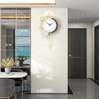 Wall Clock Decorative Pendulum Modern Wall Clock Battery Operated - Image 3