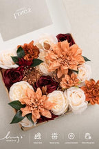Ling's moment Artificial Wedding Fall Flowers Grand Combo, Terracotta - Image 6