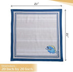 Maison d' Hermine Cloth Napkins Set of 4 Reusable 100% Cotton (20" x 20") - Image 4