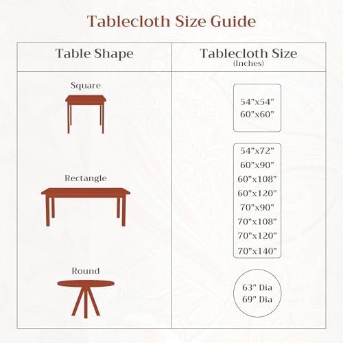 Maison d' Hermine Table Cloth Square Table Reusable 100% Cotton 60"x60" - Image 4