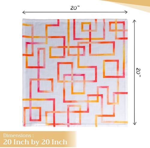 Maison d' Hermine Cloth Napkins Set of 4 Reusable 100% Cotton (20" x 20") - Image 4