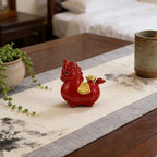VOSAREA Ceramic Crimson Horse Figurine for 2026 Lunar New Year Decor - Image 7