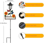 Lewondr 2 Pack Solar Garden Lights Butterfly with Welcome Sign - Image 5