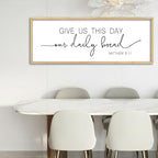 Give Us This Day Our Daily Bread Sign Kitchen-Dining Scripture Wall Decor - Image 3