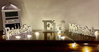 Ramadan Eid and Mubarak Desktop Decor Silver Color Shelf Table top Decoration for Home Office Classic Decor Products (Silver R+E+M) - Image 2