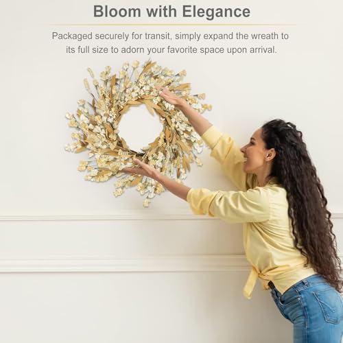 Artgar Fall Wreath, 24 Inch Fall Wreaths for Front Door - Image 5
