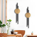 JFUJFU 3D Large Metal Wall Art - Decor for Living Room (Set of 2, Large) by Unknown