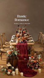 Ling's moment Artificial Wedding Fall Flowers Deluxe Combo, Earth Brown - Image 5
