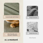 a moment Waterproof Throw Pillow Covers Set of 4,26x26 Inch Outdoor Stain Resistant Pet Friendly Pillowcases Cushion Covers for Patio Sofa and Living Room,Forest's Whimsy - Image 2
