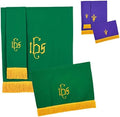 GraduatePro Set of 3 Reversible Parament Set Light Green Purple with Embroidered Cross IHS by GraduatePro%C2%AE
