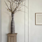 ALMA Black Tall Skinny Vase for Floor, 20" Flower Vase for Home Decor - Image 4
