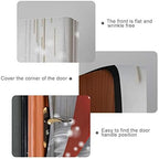 Qilmy Door Cover Decoration, Party Accessory Porch Decor for Festive Ornament Indoor Outdoor Covering 35 x 79 Inch, Christmas Gnome - Image 5