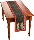 Patdrea Designer Elegant Velvet Table Runner,12"X118"-Oldlegend B - Image 2