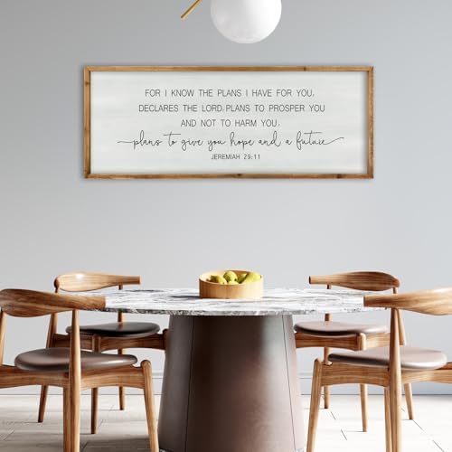 Jeremiah 29:11 Wall Art, For I Know The Plans I Have For You 40"×15" Wood - Image 7