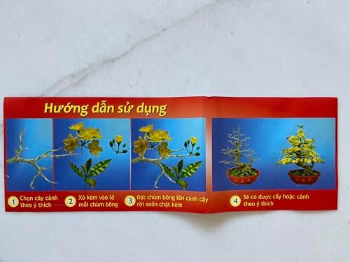 Vietnamese New Year Decorations Fake Flowers - Vietnamese Artificial Ochna Integerrima Flowers - HOA Mai Vai TET (2 Bags) - Image 6