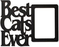 Wall Word Art Decorative Wood Sign for Pet, Dog, Cat, Horse, Pig, Animal Lovers with Fun Sayings and Quotes, 11 x 9 inches (Best Cats Ever) by MemoryMatsWordArt