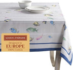 Maison d' Hermine Table Cloth Rectangle Table Reusable 100% Cotton 60"x90" by MaisondHermine