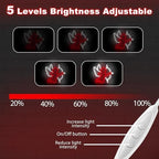 Cupid's Arrow Neon Sign 13.78″×12.99″ – Red & White LED Wall Light Dimmable - Image 7