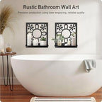 Candle Wall Sconce, Retro Wall Hanging, Farmhouse Wall Art for Living Room Bedroom Bathroom (2 Pack 11.8 x 13 in) - Image 3