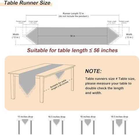 Loom and Mill Luxury Damask Table Runner 72 Inches Long, Wine Red - Image 2
