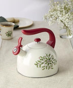 Lenox Holiday Aluminum Christmas Tea Kettle, 84oz - Image 7