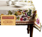 Maison d' Hermine Table Cloth Rectangle Table Reusable 100% Cotton 70"x108" by MaisondHermine