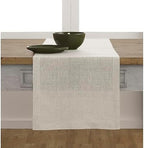Solino Home 100% Pure Linen Table Runner Natural Long, Athena 14 x 108 in - Image 2