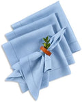 Solino Home 100% Pure Linen Napkins Cornflower Blue, 20 x 20 in, Set of 4 by SolinoHome