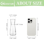 Glasseam Glass Bud Vases for Centerpieces: Clear Flower Vase Set of 24 Modern Small Vases for Flowers Minimalist Cute Decorative Vases for Decor Wedding Table Dining Room Decoration - Image 5