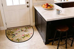 Spring Hummingbirds Door Mat for Outdoor Indoor Welcome Mat Half Round Doormat Entryway Rug 24" x 36" Door Mats for Home - Image 6