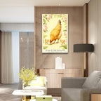Chinese Lunar Year of the Rooster Art Print – Oriental Home Decor with Pink Peony Zodiac Vigilant Diligent Enthusiastic Brave Wall Art for Living Room Bedroom and Office 20X30 in Unframed - Image 7