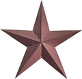 JoyEvy 48" Large Barn Star-Red Black Barn Stars Outdoor Decoration-Metal Star for Outside Texas Stars Art Rustic Vintage Western Country Home Farmhouse Primitive House Decor- Primitive Wall Décor by JoyEvy