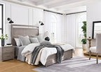 Pillow Covers 24x24 Set of 2 Velvet Euro Shams Decorative Farmhouse Pillowcases Boho Square Cushion Covers Soft Bubble Texture for Couch Sofa Bed Bedroom Car Living Room，Light Gray - Image 6
