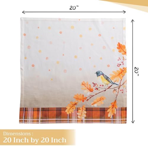 Maison d' Hermine Cloth Napkins Set of 4 Reusable 100% Cotton (20" x 20") - Image 4