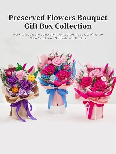 Preserved Flowers Bouquet, Forever Flowers for Delivery,Eteranl Roses - Image 6