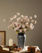 DuHouse 9pcs Artificial Flowers Silk Pompon Mum Small Chrysanthemum Ball - Image 5