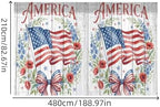 American 250th Birthday Garage Door Cover Decorations, 4th of July Photograph Backdrop America USA Banner 250th Anniversary Garage Door for Independence Day Patriotic Party Outdoor Decor Banners (C) - Image 6