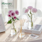 Hewory Glass Bud Vases for Centerpieces: Small Clear Modern Flower Vase Set of 24, Minimalist Cute Mini Decorative Bulk Vases for Wedding Birthday Bridal Shower Party Events Dining Room Table Decor - Image 5
