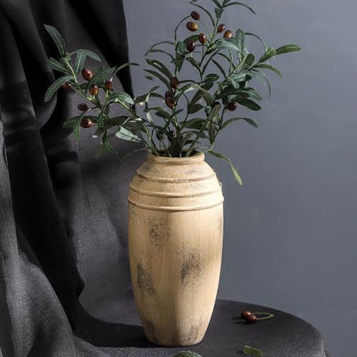 Large Ceramic Rustic Vase,12.87 Inch Tall Vintage Vase for Home Decor - Image 5