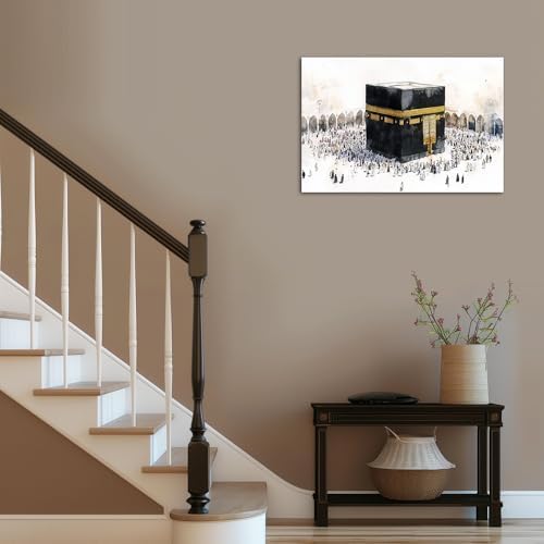 TIEHAOMAI Mosque Canvas Wall Art（Mosque-2,28x42inch (70x105cm) - Image 3