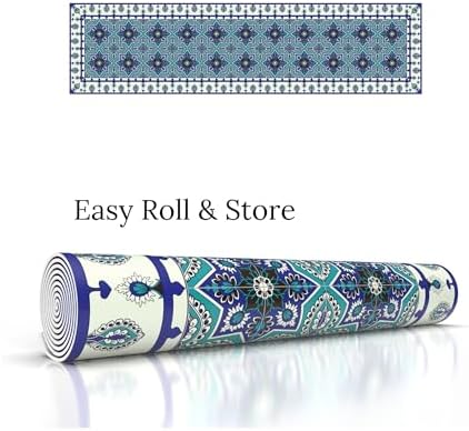 Heat Resistant Table Runner, 53 x 14 Inch - Eastern Star Design - Image 6