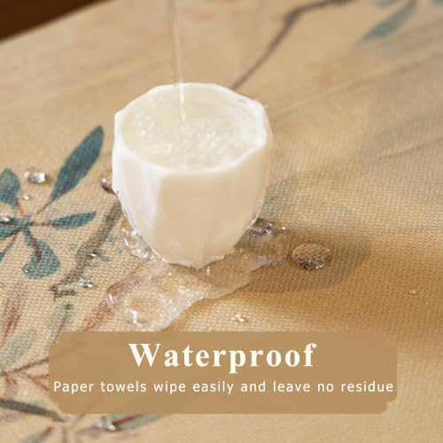 Floral Table Runner 13x85 Inch Long Chinese Poem Cotton Linen - Image 7