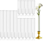 15 Pack 3.9",5.9",7.9" Glass Bud Vase Taper Candle Holder by Unknown