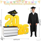 Lewondr 5.7FT Graduation Inflatable Outdoor Decoration 2026 Marquee Numbers - Image 3