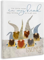 Stupell Industries 'Voices Inside My Head Gnomes', Canvas Art, 16 x 20 Inches, Easy to Hang and Sturdy, Made in USA, by Marla Rae - Image 2