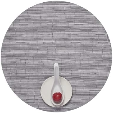 Chilewich Bamboo Placemats Set of 4, Round Woven Placemats by Chilewich