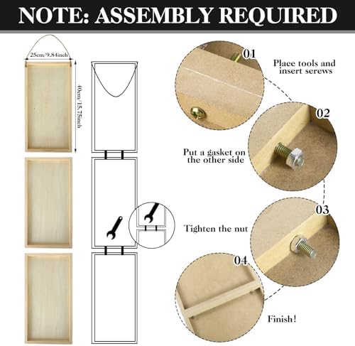DoubleFill Welcome Sign for Front Door Porch Standing, 47 x 9.8 Inch - Image 3